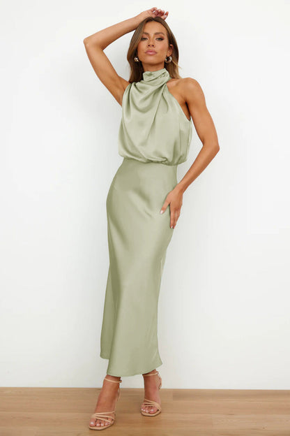 Valentina | Long Satin Dress