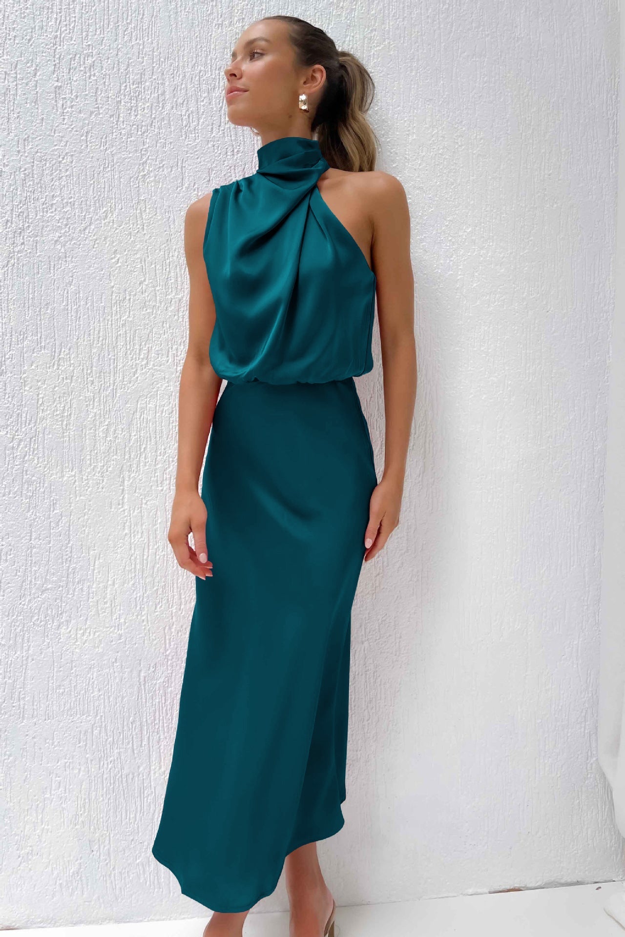 Valentina | Long Satin Dress