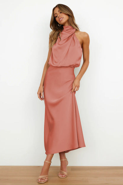 Valentina | Long Satin Dress