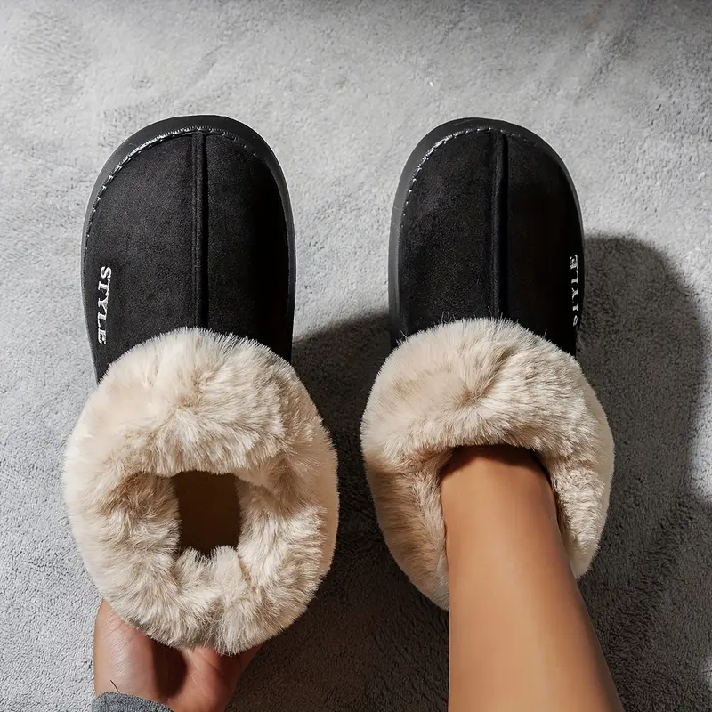 Jade | Fur-lined Winter Slippers