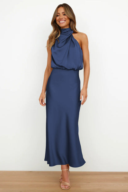 Valentina | Long Satin Dress