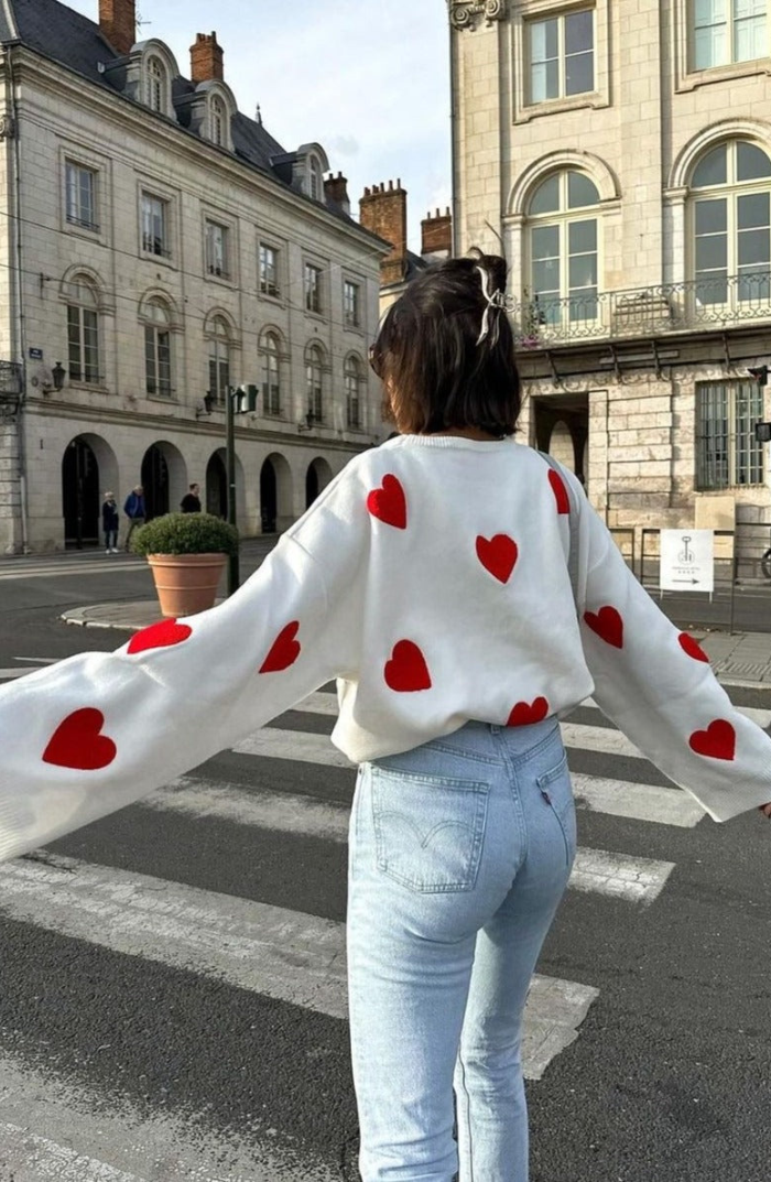 Valentina | Heart Sweater