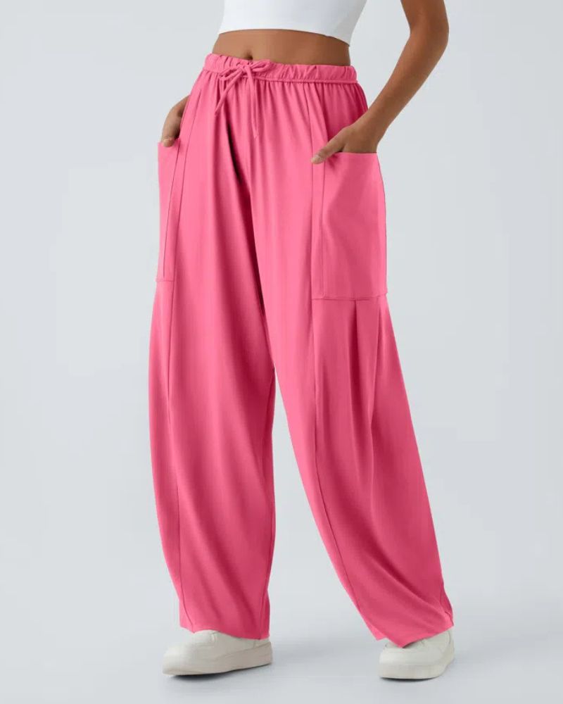 Neira | Palazzo Flowy Wide Leg Casual Pants