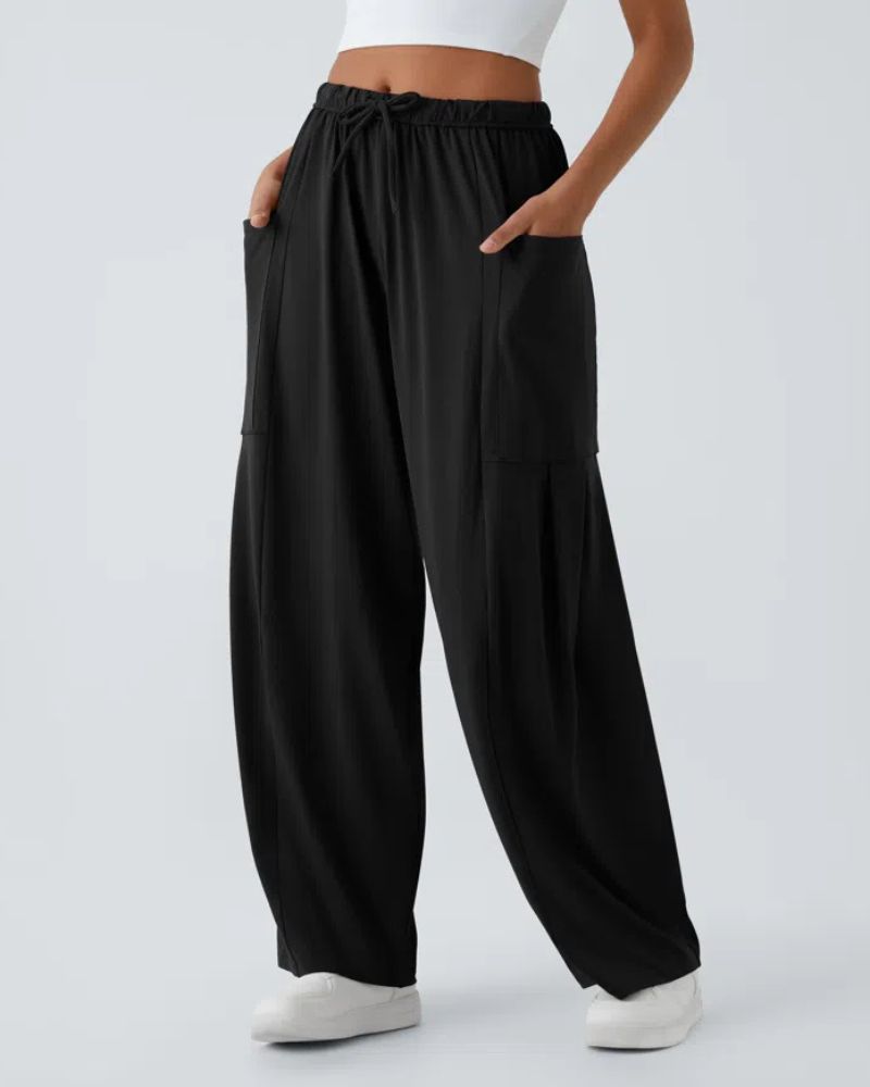 Neira | Palazzo Flowy Wide Leg Casual Pants
