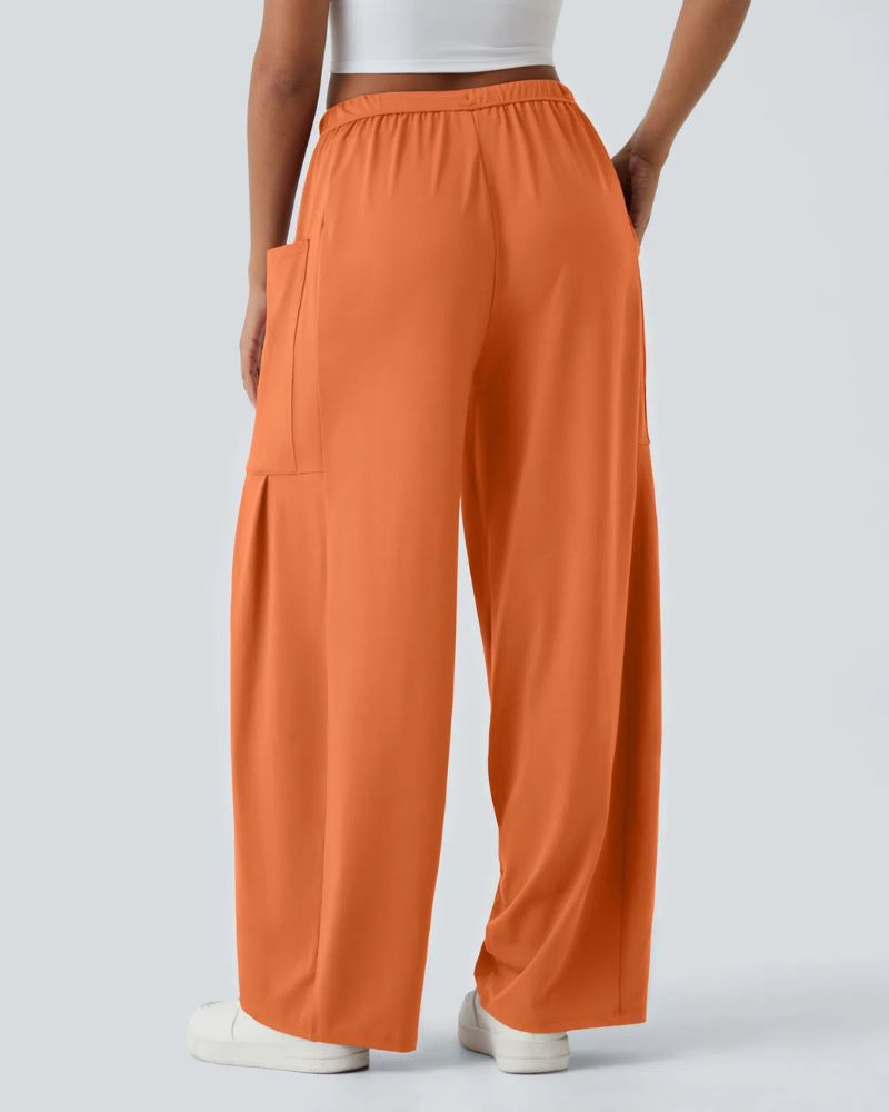 Neira | Palazzo Flowy Wide Leg Casual Pants