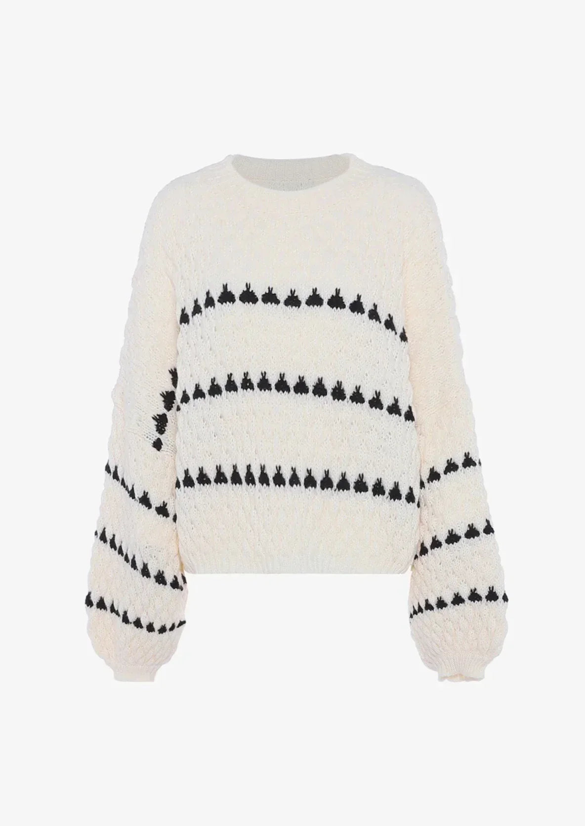 Angelina | Puff Sleeves Pull-Over Sweater