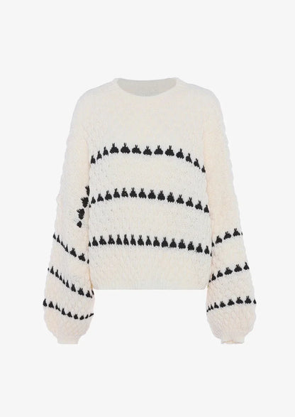 Angelina | Puff Sleeves Pull-Over Sweater