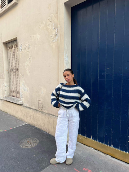 Evy - Striped Knit Sweater