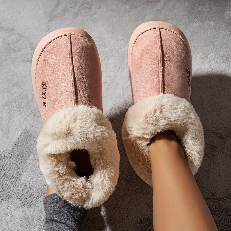 Jade | Fur-lined Winter Slippers