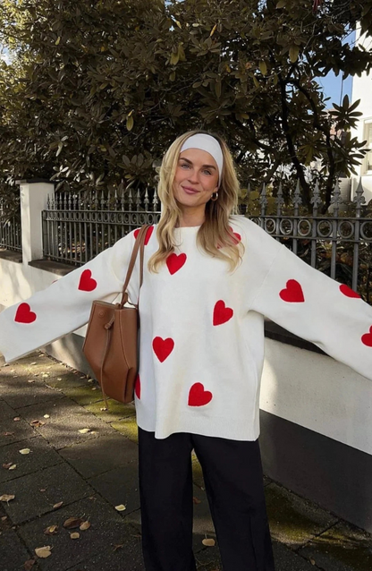 Valentina | Heart Sweater