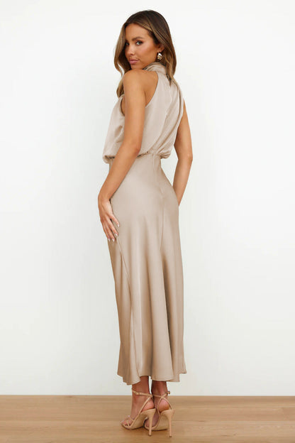 Valentina | Long Satin Dress