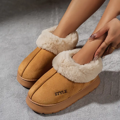 Jade | Fur-lined Winter Slippers