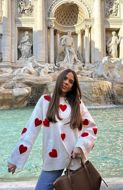 Valentina | Heart Sweater