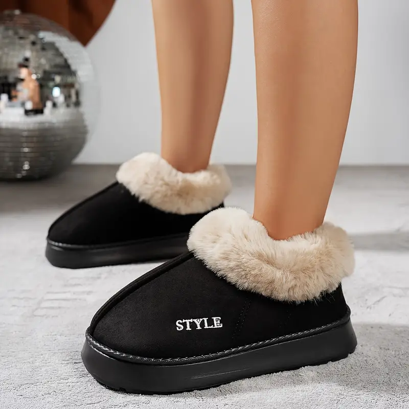 Jade | Fur-lined Winter Slippers