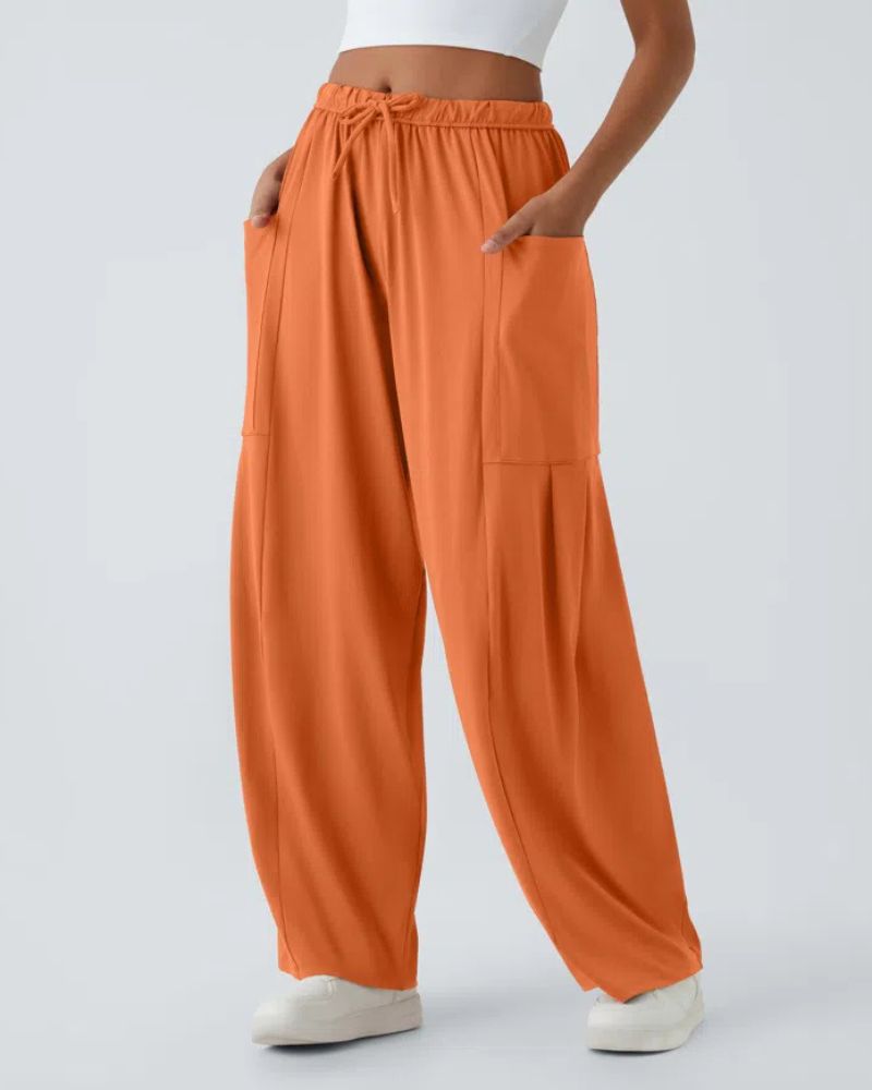 Neira | Palazzo Flowy Wide Leg Casual Pants