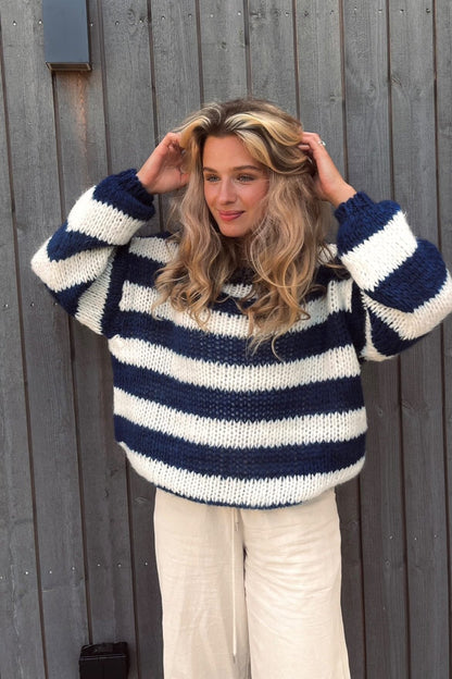 Evy - Striped Knit Sweater