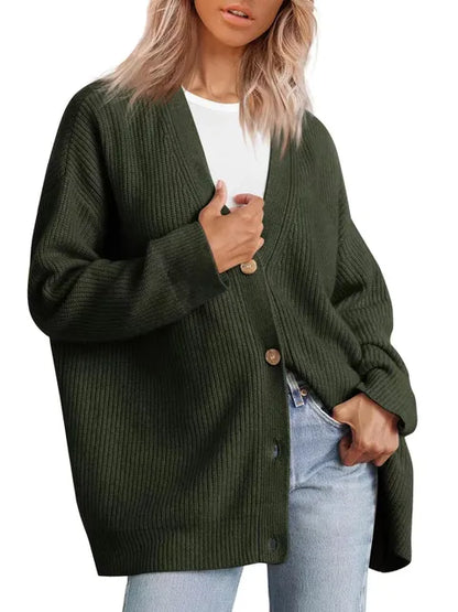 Ella | Oversized Buttoned Cardigan