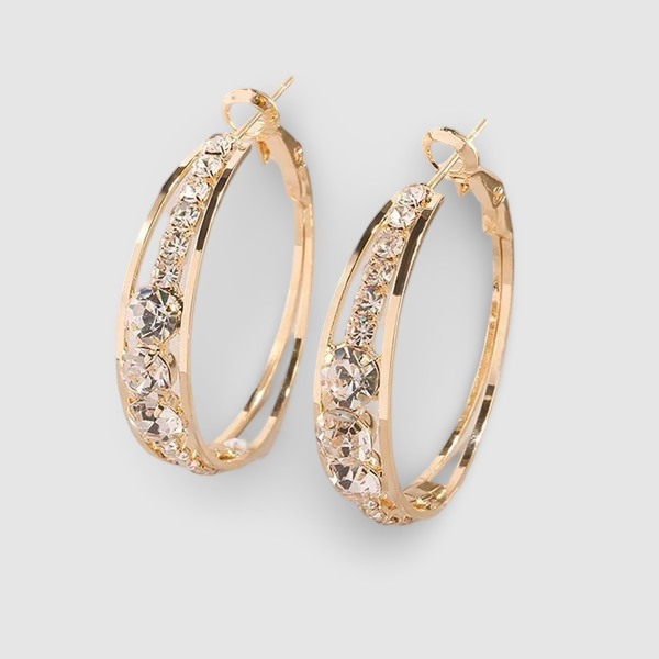 Elegant Gold-plated Earrings