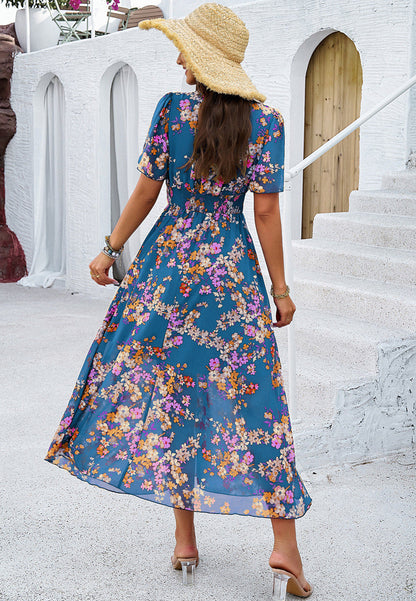 Ayla | Floral Tummy-Covering Flattering Dress
