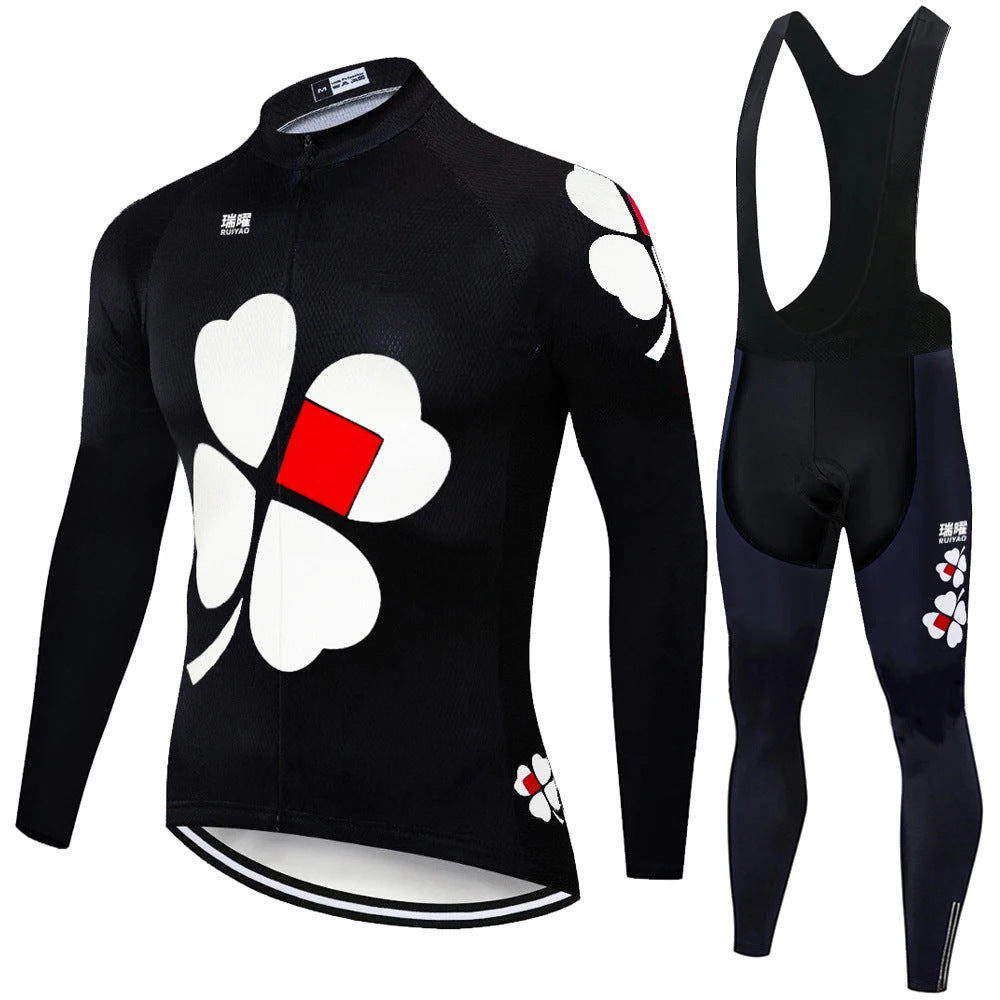 FDJ - Long Sleeve Professional Cycling Kit
