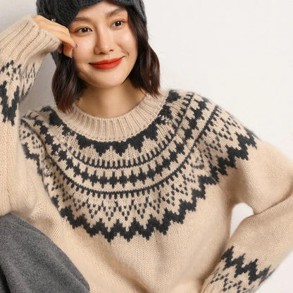 Dina | O-neck Knitted Sweater