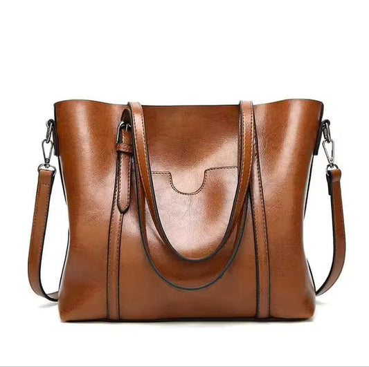 Vera | Leather tote Bag