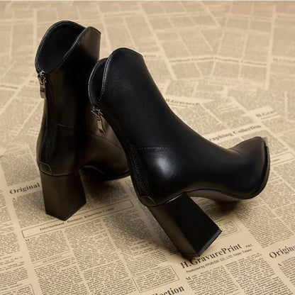 Anna | Chrome Tip Chelsea Boots