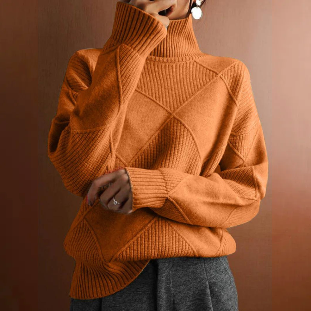 Karina |  High Neck Sweater