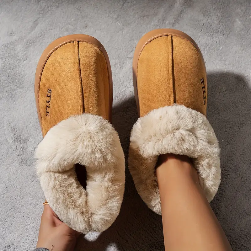 Jade | Fur-lined Winter Slippers