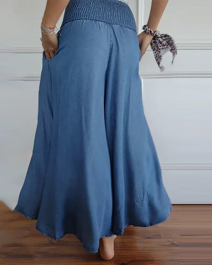 Elizabeth | Elegant High-Waist Wide-Leg Pants
