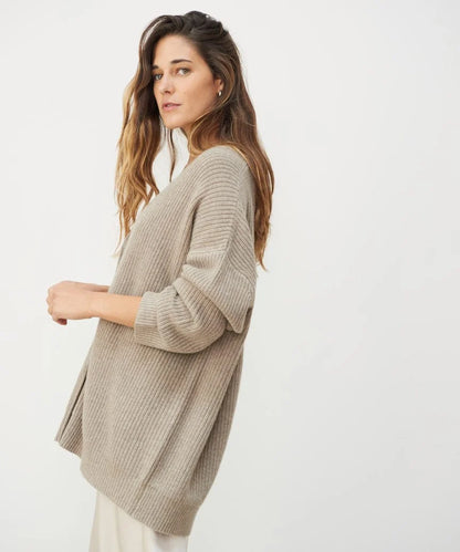 Ella | Oversized Buttoned Cardigan