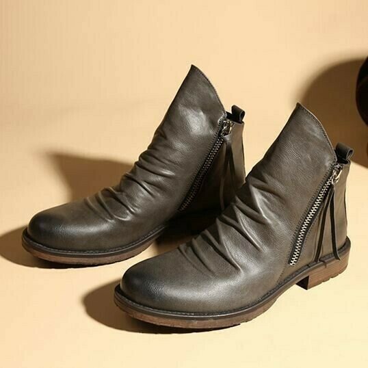 Ezra - Casual Leather Boots