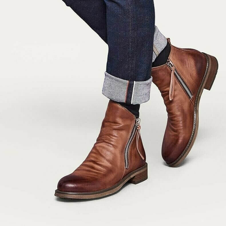 Ezra - Casual Leather Boots