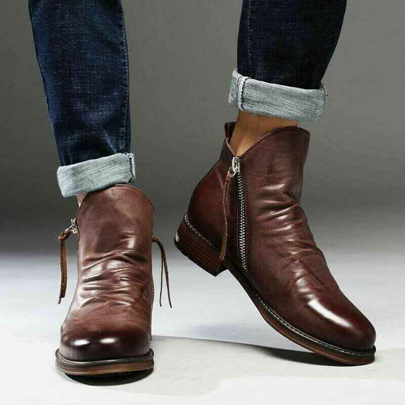 Ezra - Casual Leather Boots