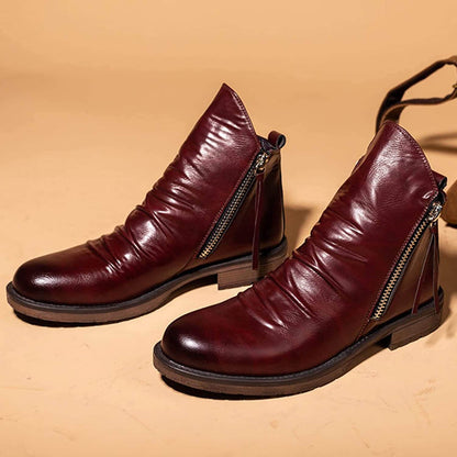 Ezra - Casual Leather Boots